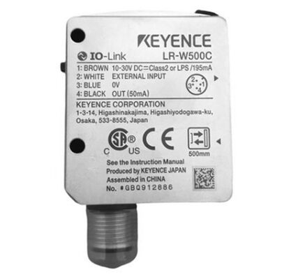 KEYENCE LR-W500C Laser Sensor - High Precision 30-500mm Detection